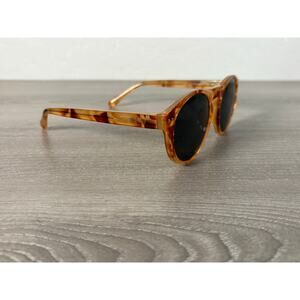 DIFF Eyewear Round Tortoise Sunglasses Polarized Unisex Retro Style 51mm‎